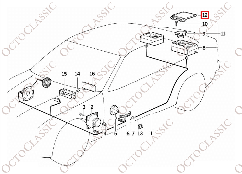BMW E36 Rear Deck Parcel Loudspeaker Cover Left Or Right 51468174977 / 51468174978 BMW E36 Rear Deck Parcel Loudspeaker Cover Left Or Right 51468174977 / 51468174978