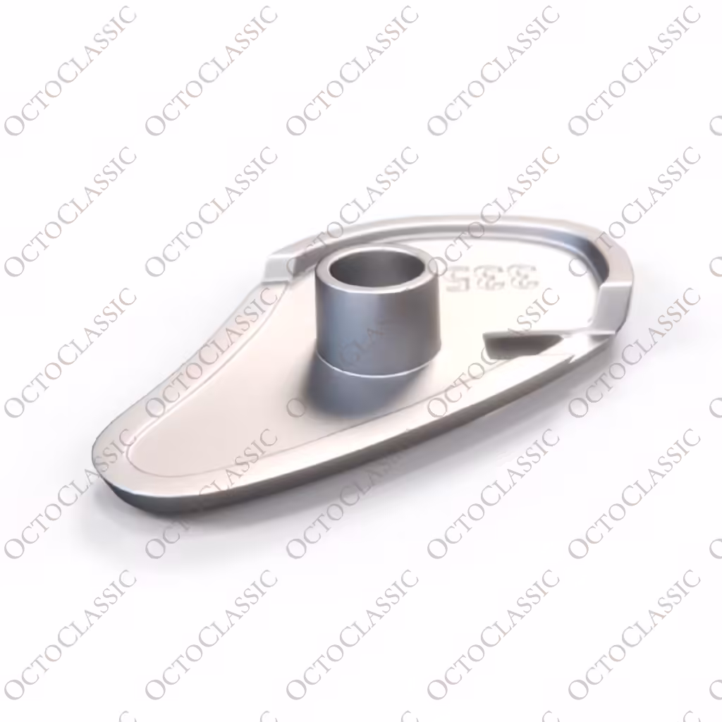 Wspornik podłokietnika panelu drzwi BMW E9, lewy lub prawy, chromowany 51411821365 / 51411821366
