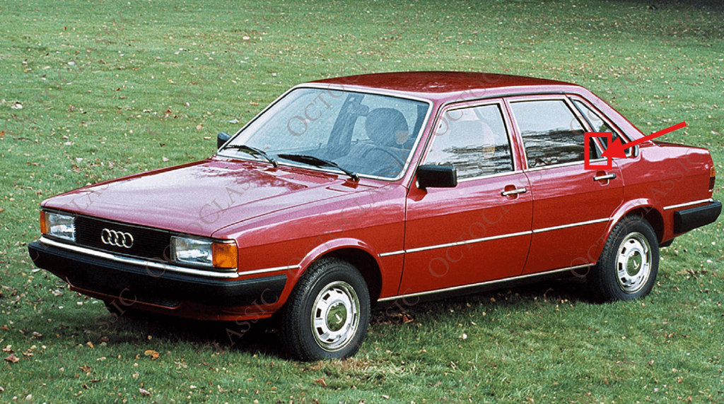 Audi 80 B2 TYP-85 Rear Left Door Card Panel Triangle Trim Set Of 2 Black 813853273 813853274 Audi 80 B2 TYP-85 Rear Left Door Card Panel Triangle Trim Set Of 2 Black 813853273 813853274