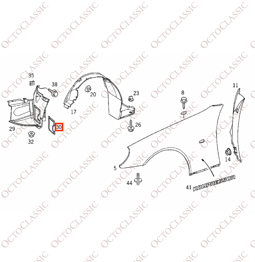 Mercedes SLK R170 klapa serwisowa błotnika przedniego lewa lub prawa czarna A1708840122 / A1708840222 Mercedes SLK R170 klapa serwisowa błotnika przedniego lewa lub prawa czarna A1708840122 / A1708840222