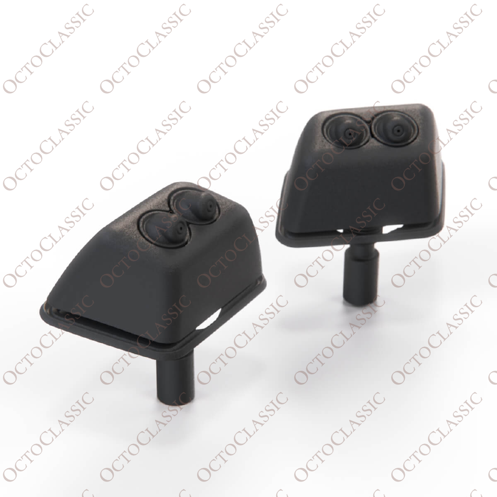 BMW E34 Scheinwerferwaschdüsen 2er Set schwarz 61671384961 / 61671384962