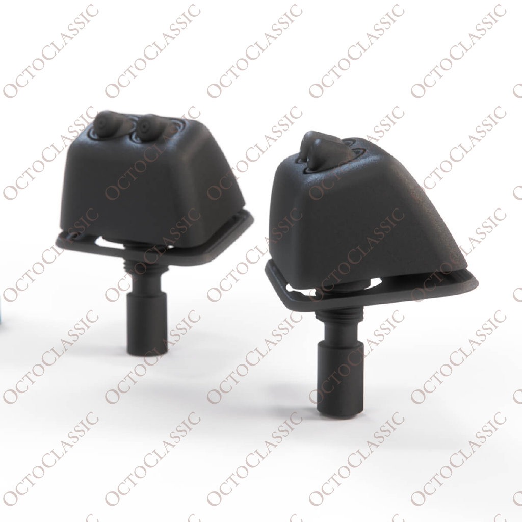 BMW E34 Ugello lavafari Set di 2 nero 61671384961 / 61671384962 BMW E34 Ugello lavafari Set di 2 nero 61671384961 / 61671384962