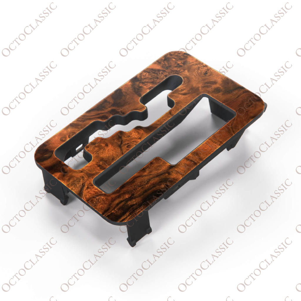 Mercedes SL R129 levier de vitesse en bois noyer clair / noyer foncé A1292670947