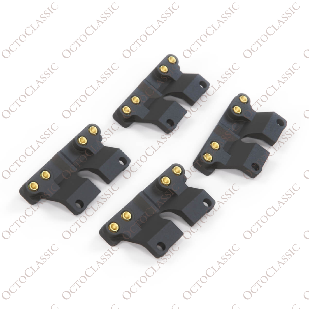 Mercedes Benz W140 S Class Fog Light Auxiliary High Beam Mounting Bracket Set of 4 Black 1408200756