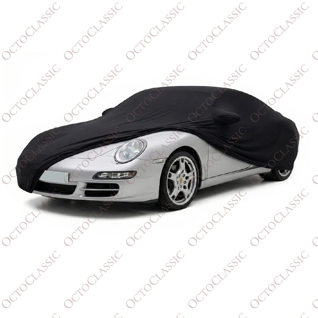 Porsche 911 Carrera 997 Ultra Soft Elastic Protective Indoor Car Cover Black