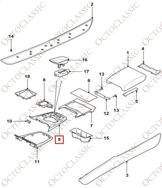 Jaguar F-Type X152LHD Or RHD Automatic Gear Selector Surround Trim Black T2R10883 / T2R10884 Jaguar F-Type X152LHD Or RHD Automatic Gear Selector Surround Trim Black T2R10883 / T2R10884