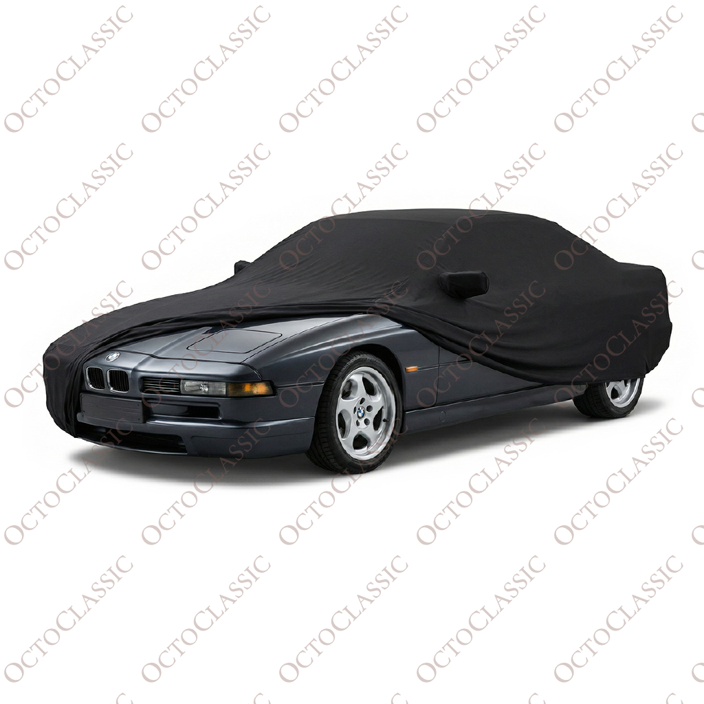 BMW E31 Ultra Soft Elastic Protective Indoor Car Cover Black