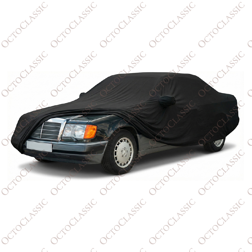 Mercedes C124 Coupe Ultra Soft Elastic Protective Indoor Car Cover Black