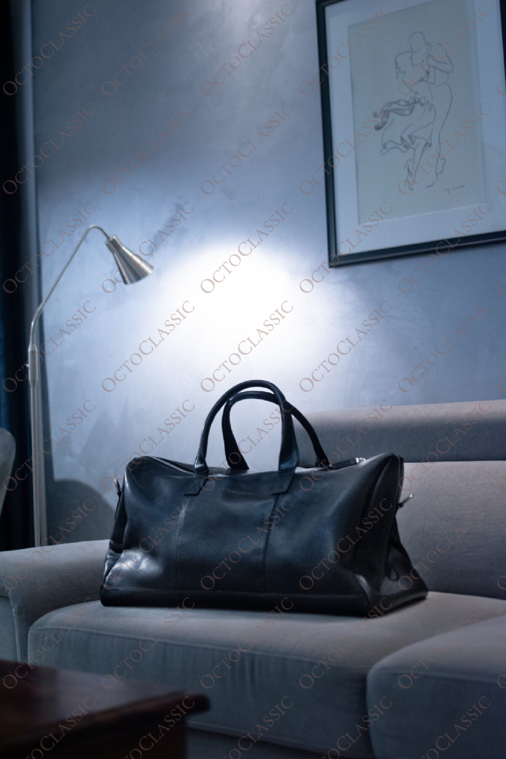 Octoclassic Leather Bag – Mercedes Checkered Fabric G-Class Rodeo Stoff Patern