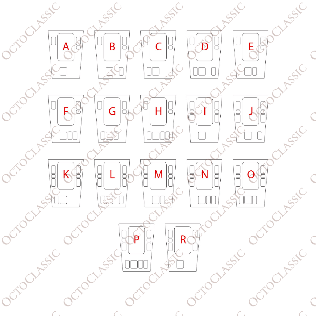 Mercedes W202 Shifter Trim Panel Cover All Versions – PPF Paint Protection Film Precut / A2026830000 Mercedes W202 Shifter Trim Panel Cover All Versions – PPF Paint Protection Film Precut / A2026830000
