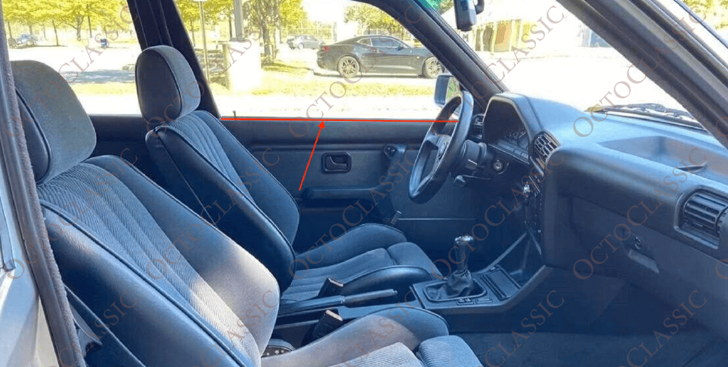 BMW E30 Sedan Front Inner Window Trim Left or Right 51211906845 / 51211906846 BMW E30 Sedan Front Inner Window Trim Left or Right 51211906845 / 51211906846