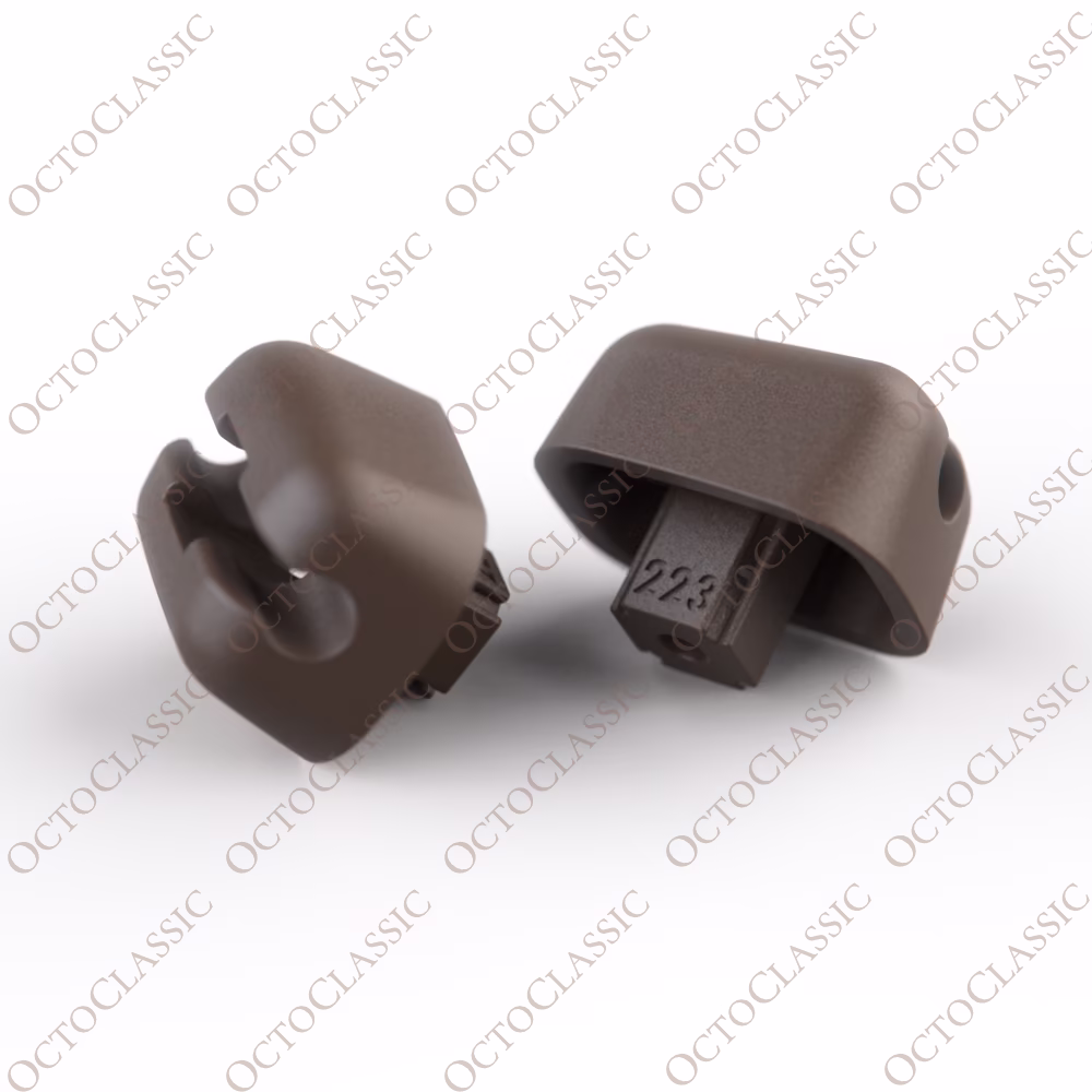 Clip per alette parasole W116 Tutti i colori, set di 2 NUOVO (Mercedes-Benz) 1168110041