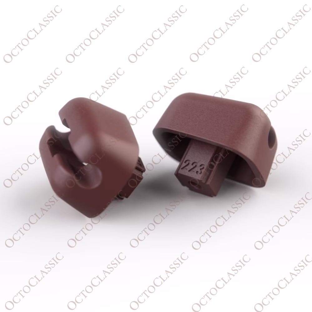 Clip per alette parasole W116 Tutti i colori, set di 2 NUOVO (Mercedes-Benz) 1168110041