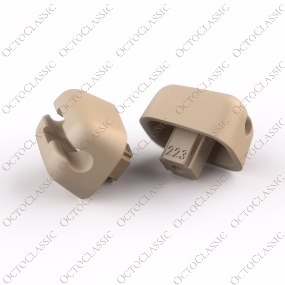 Clip per alette parasole W116 Tutti i colori, set di 2 NUOVO (Mercedes-Benz) 1168110041