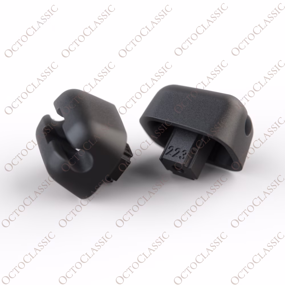 Clip per alette parasole W116 Tutti i colori, set di 2 NUOVO (Mercedes-Benz) 1168110041