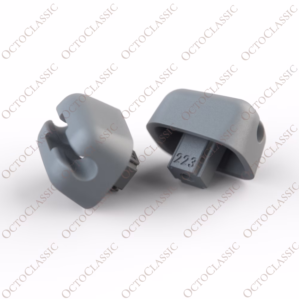 Clip per alette parasole W116 Tutti i colori, set di 2 NUOVO (Mercedes-Benz) 1168110041