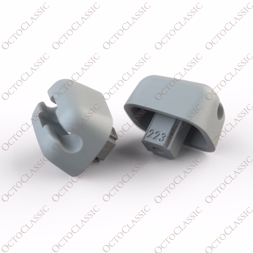 Clip per alette parasole W116 Tutti i colori, set di 2 NUOVO (Mercedes-Benz) 1168110041