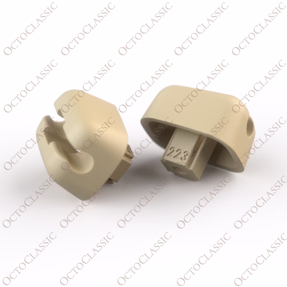 Clip per alette parasole W116 Tutti i colori, set di 2 NUOVO (Mercedes-Benz) 1168110041
