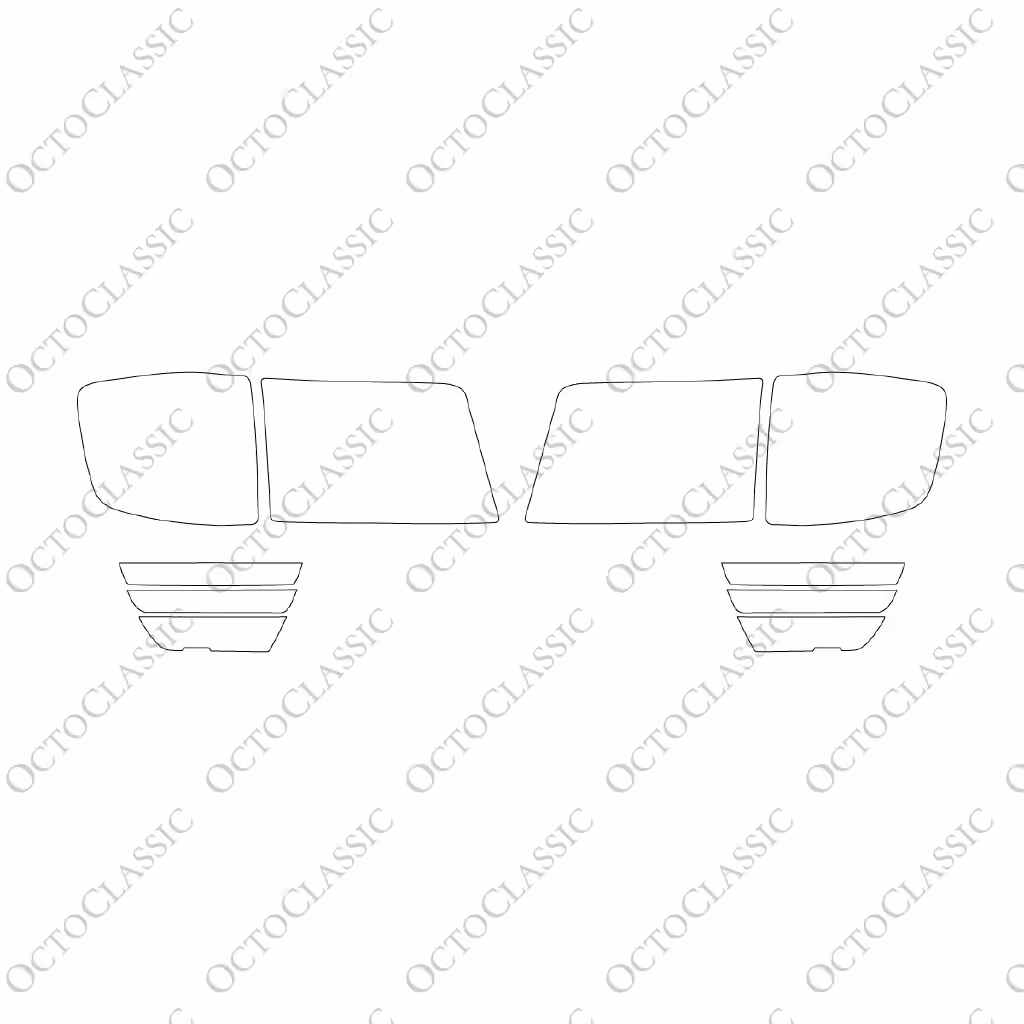 Mercedes W126 SEC Fari – Pellicola protettiva 3M PRO trasparente PPF pretagliata – Set di 2 sinistra e destra Mercedes W126 SEC Fari – Pellicola protettiva 3M PRO trasparente PPF pretagliata – Set di 2 sinistra e destra