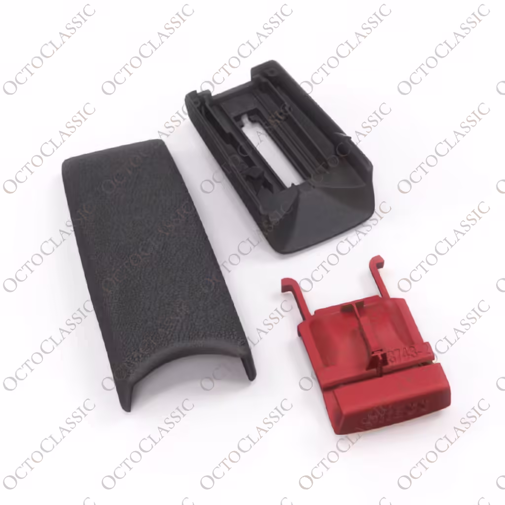 Mercedes R129 W202 REPA Seatbelt Bucket Housing Cover Black A1298602369 A2028607669 Mercedes R129 W202 REPA Seatbelt Bucket Housing Cover Black A1298602369 A2028607669
