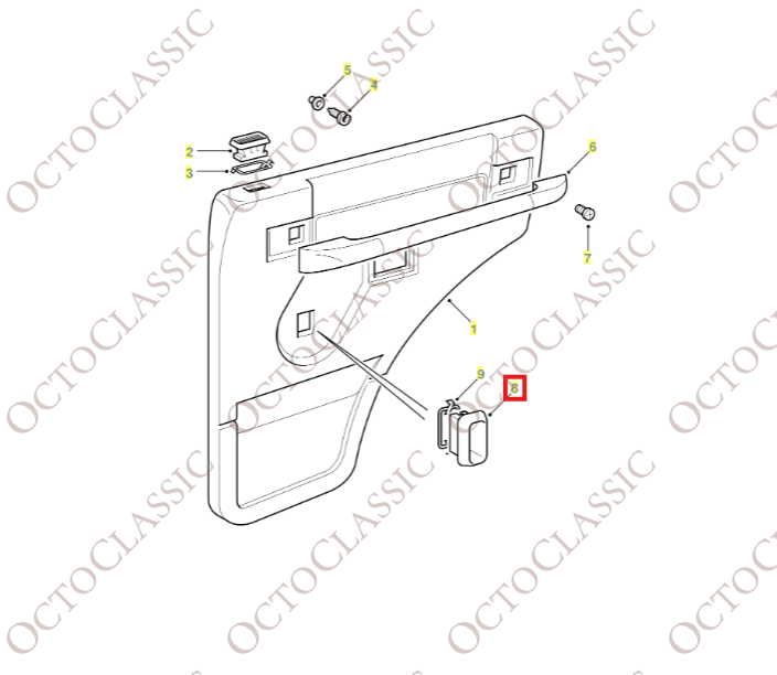 Land Rover Discovery 1 Escutcheon Puerta Trasera Ventana Regulador Juego De 2 Negro AWR6240LNF Land Rover Discovery 1 Escutcheon Puerta Trasera Ventana Regulador Juego De 2 Negro AWR6240LNF