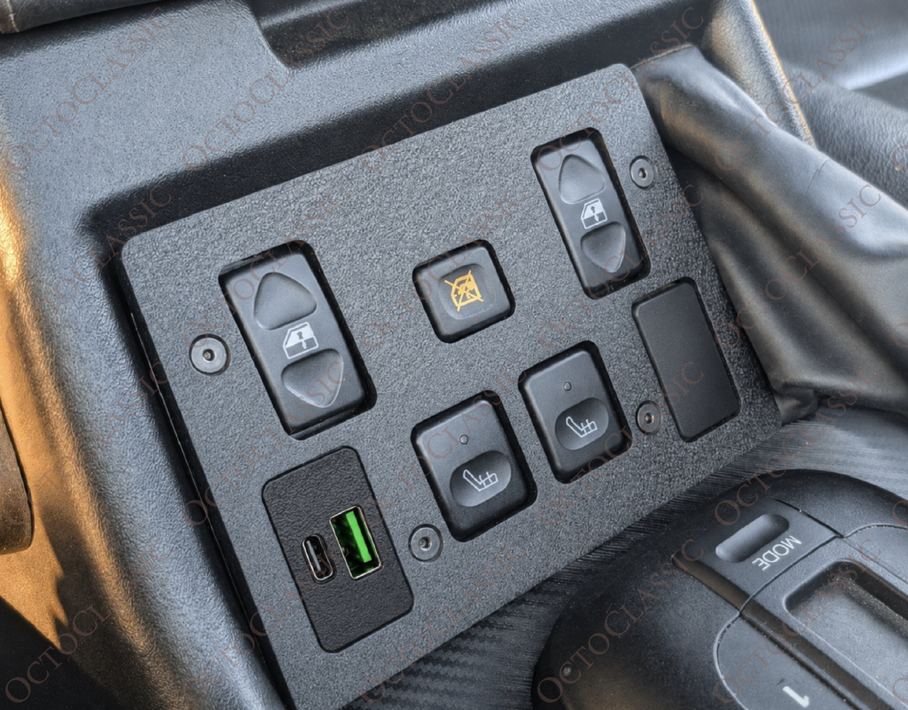 Land Rover Discovery 1 Consola Central Botón Interruptor En Blanco Con Puerto USB-Carga Negro FJA10001LNF Land Rover Discovery 1 Consola Central Botón Interruptor En Blanco Con Puerto USB-Carga Negro FJA10001LNF