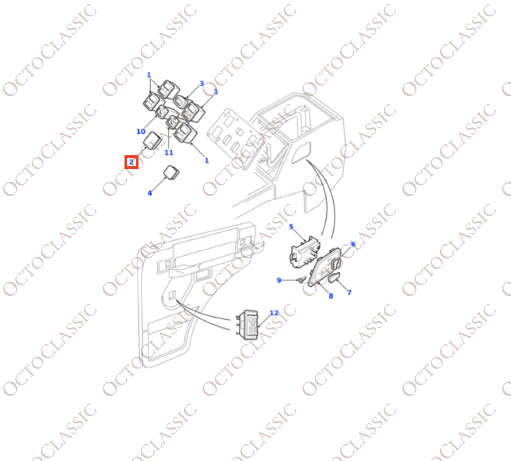 Land Rover Discovery 1 Consola Central Botón Interruptor En Blanco Con Puerto USB-Carga Negro FJA10001LNF Land Rover Discovery 1 Consola Central Botón Interruptor En Blanco Con Puerto USB-Carga Negro FJA10001LNF