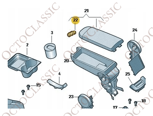 VW Skoda Sitz Armlehne Taste Lock Release Clip schwarz 3B0868445 VW Skoda Sitz Armlehne Taste Lock Release Clip schwarz 3B0868445