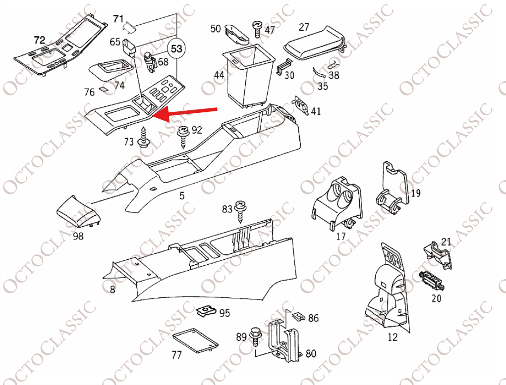 Mercedes W163 ML Shifter Wood Trim Bezel Switch Mounting Brackets Black 16758924 Delphi Mercedes W163 ML Shifter Wood Trim Bezel Switch Mounting Brackets Black 16758924 Delphi