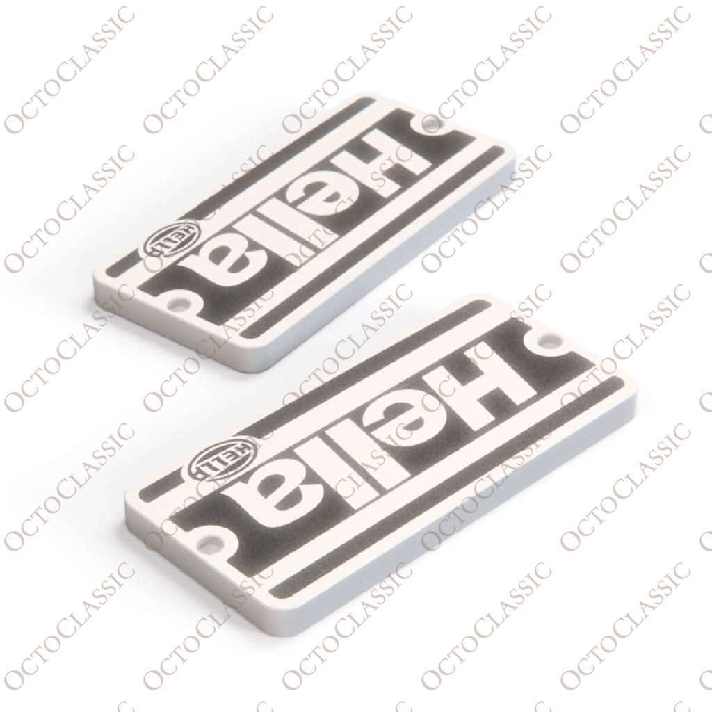 BMW E30 Opel Ascona Ford Sierra Hella Fog Light Covers Pair White And Black 30112625900 BMW E30 Opel Ascona Ford Sierra Hella Fog Light Covers Pair White And Black 30112625900