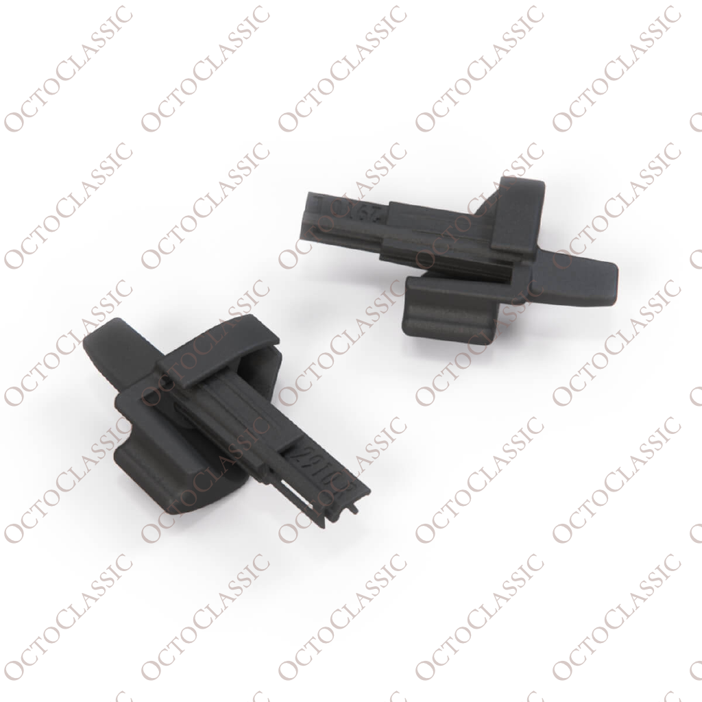 Mercedes W169 / W245 Cargo Compartment Cover Hook Repair Kit Set Of 2 Black A1696930284 Mercedes W169 / W245 Cargo Compartment Cover Hook Repair Kit Set Of 2 Black A1696930284