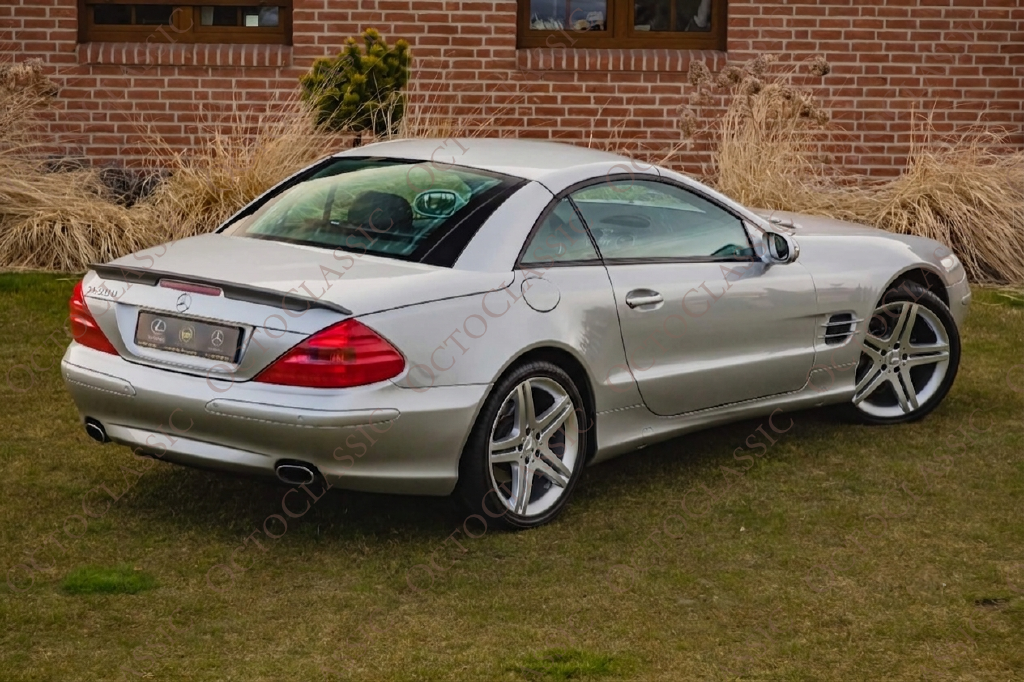 Mercedes SL R230 Custom Heckklappe Ducktail Außenfarben Mercedes SL R230 Custom Heckklappe Ducktail Außenfarben
