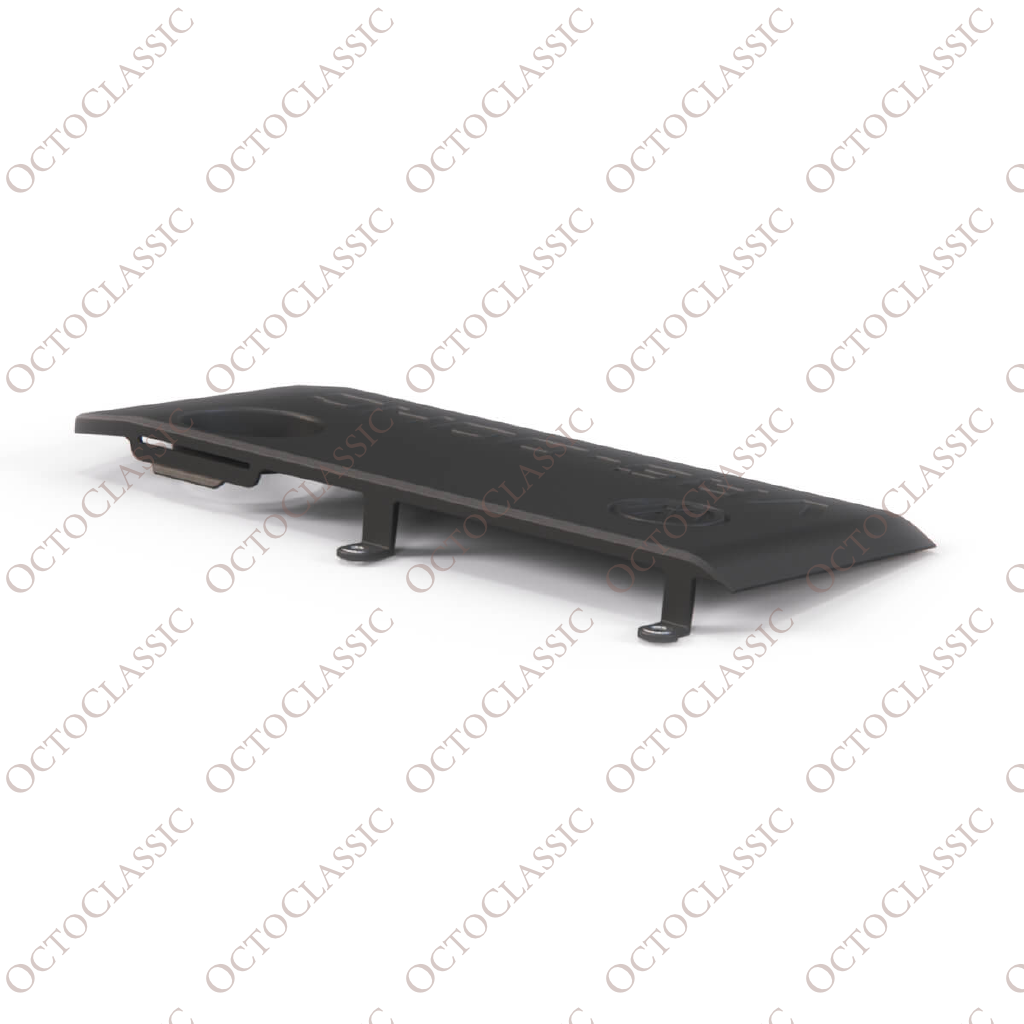 Volkswagen Golf / Passat / Corrado VR6: cubierta superior del motor, plateada / negra, 021133286B Volkswagen Golf / Passat / Corrado VR6: cubierta superior del motor, plateada / negra, 021133286B