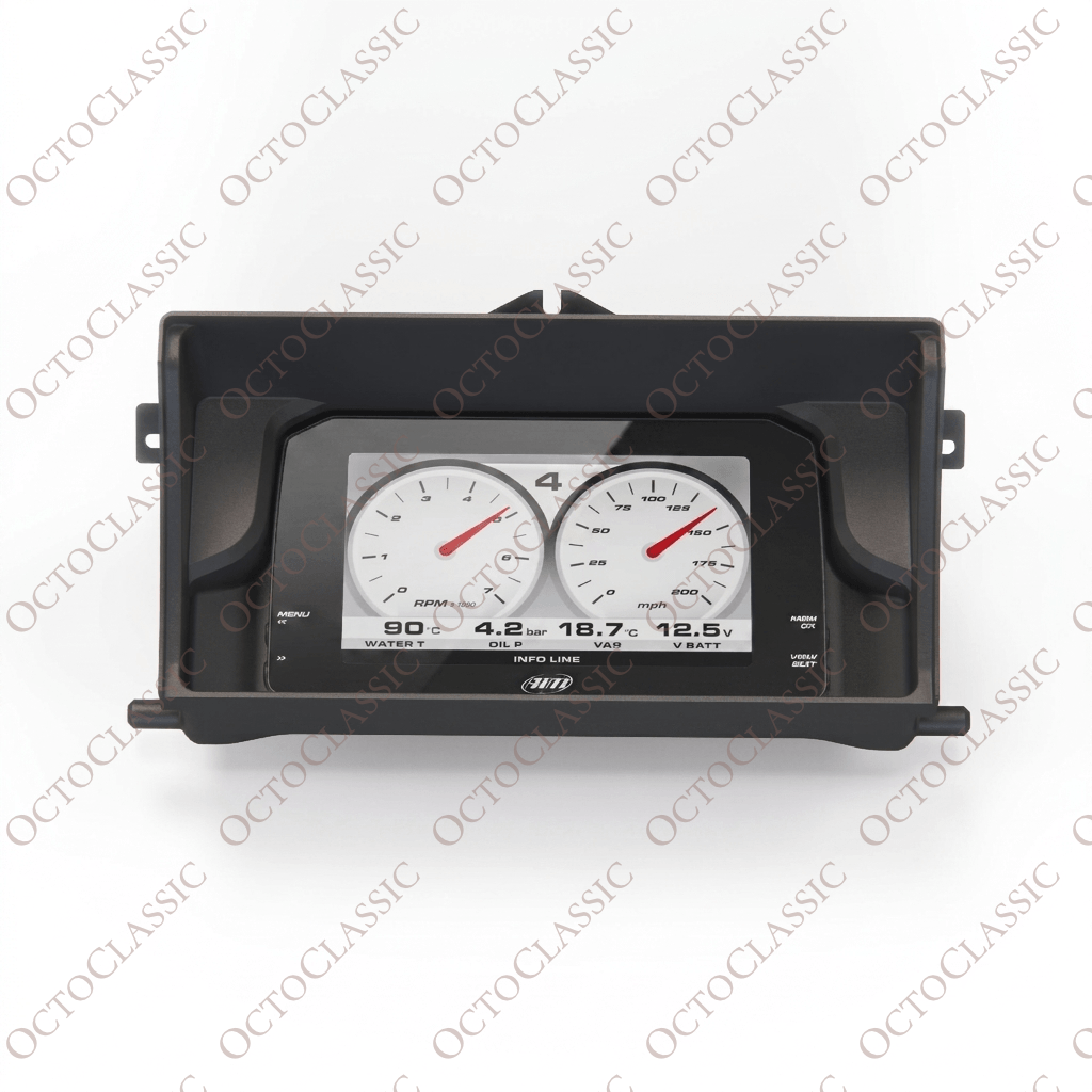 VW Golf MK2 Binnacle Panel Custom Fit For AIM MXP Display Black VW Golf MK2 Binnacle Panel Custom Fit For AIM MXP Display Black