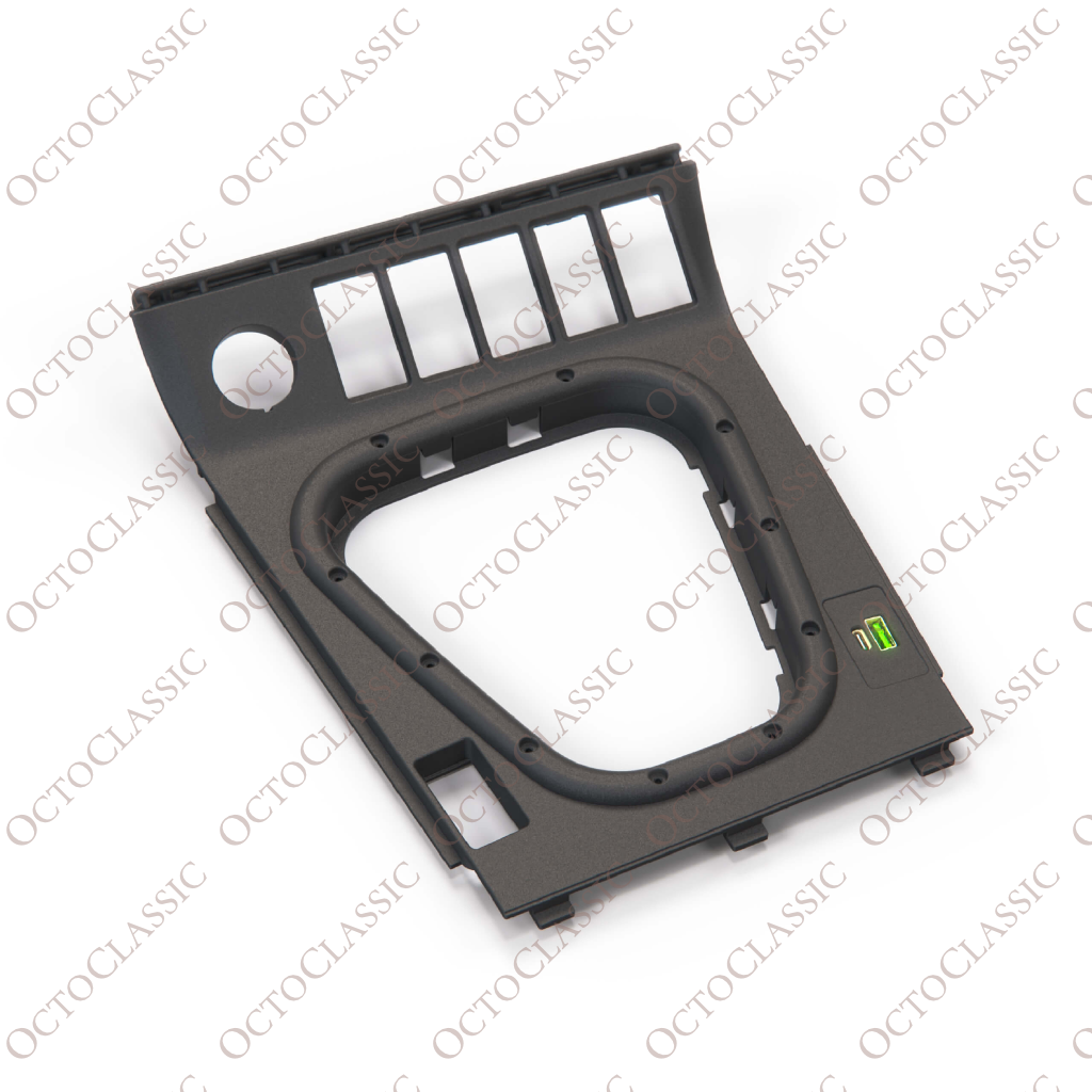 Cache pour commutateur de la console centrale de la BMW Z3 avec chargeur USB Cache pour commutateur de la console centrale de la BMW Z3 avec chargeur USB