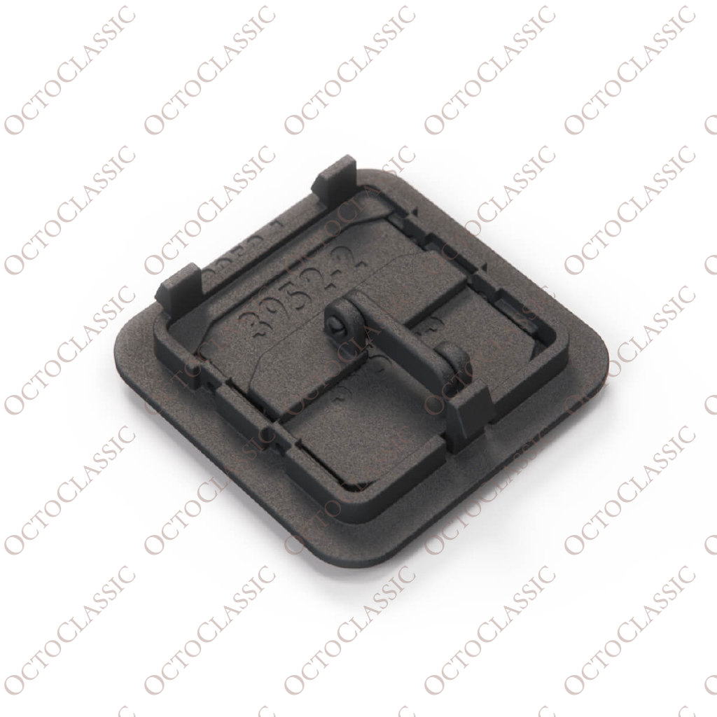 Panneau de ventilation latéral au niveau des jambes pour la console centrale de la Lancia Beta HPE, noir, 220405 Panneau de ventilation latéral au niveau des jambes pour la console centrale de la Lancia Beta HPE, noir, 220405