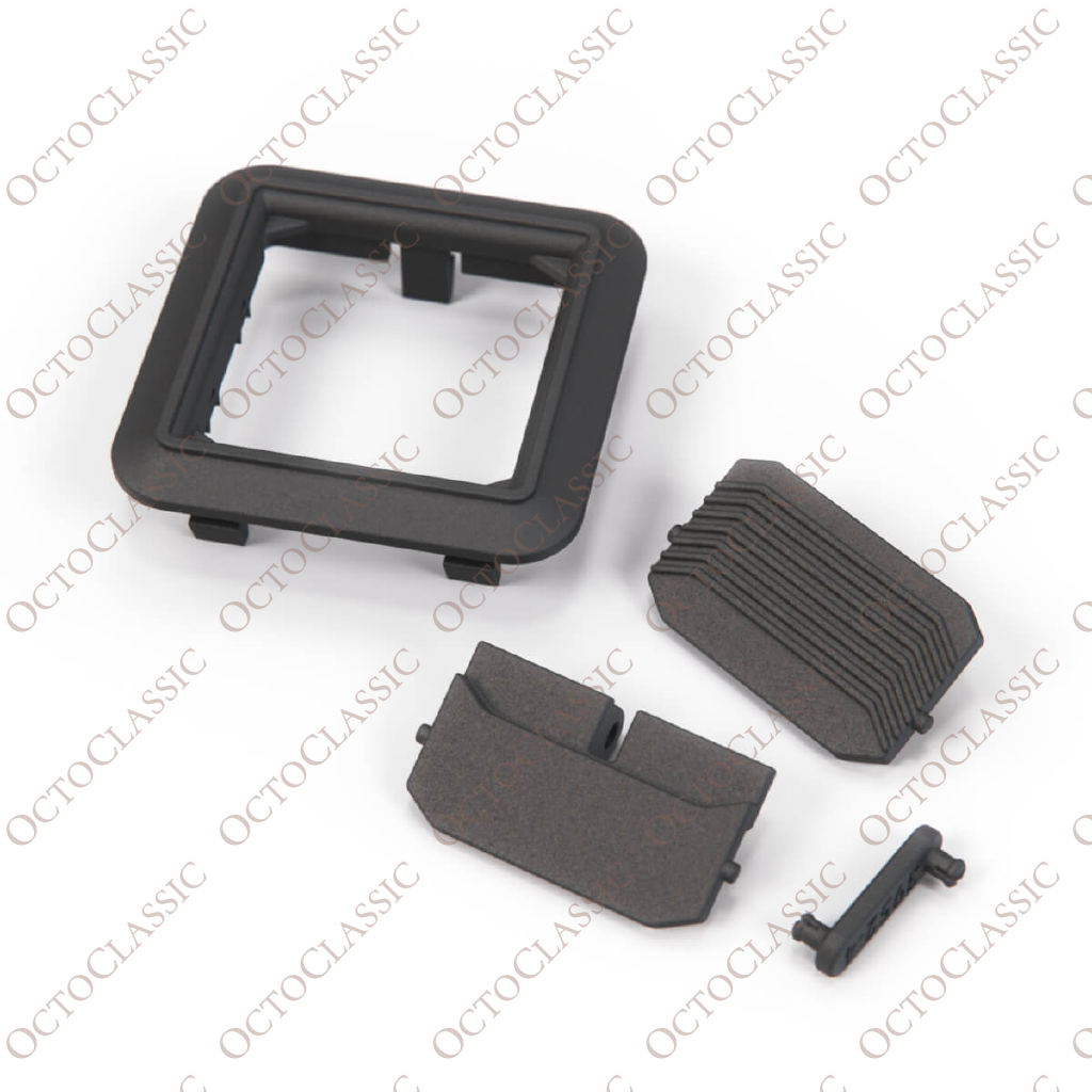 Panneau de ventilation latéral au niveau des jambes pour la console centrale de la Lancia Beta HPE, noir, 220405 Panneau de ventilation latéral au niveau des jambes pour la console centrale de la Lancia Beta HPE, noir, 220405