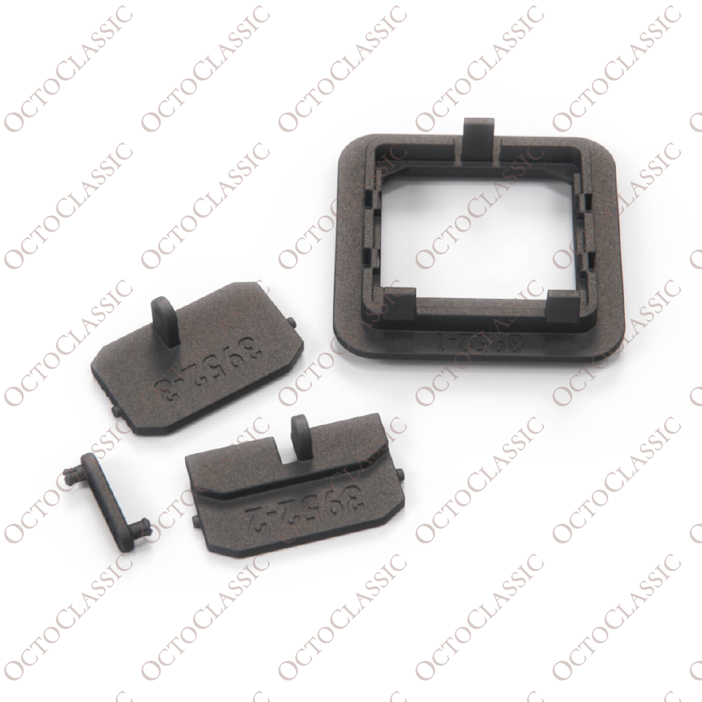 Panneau de ventilation latéral au niveau des jambes pour la console centrale de la Lancia Beta HPE, noir, 220405 Panneau de ventilation latéral au niveau des jambes pour la console centrale de la Lancia Beta HPE, noir, 220405