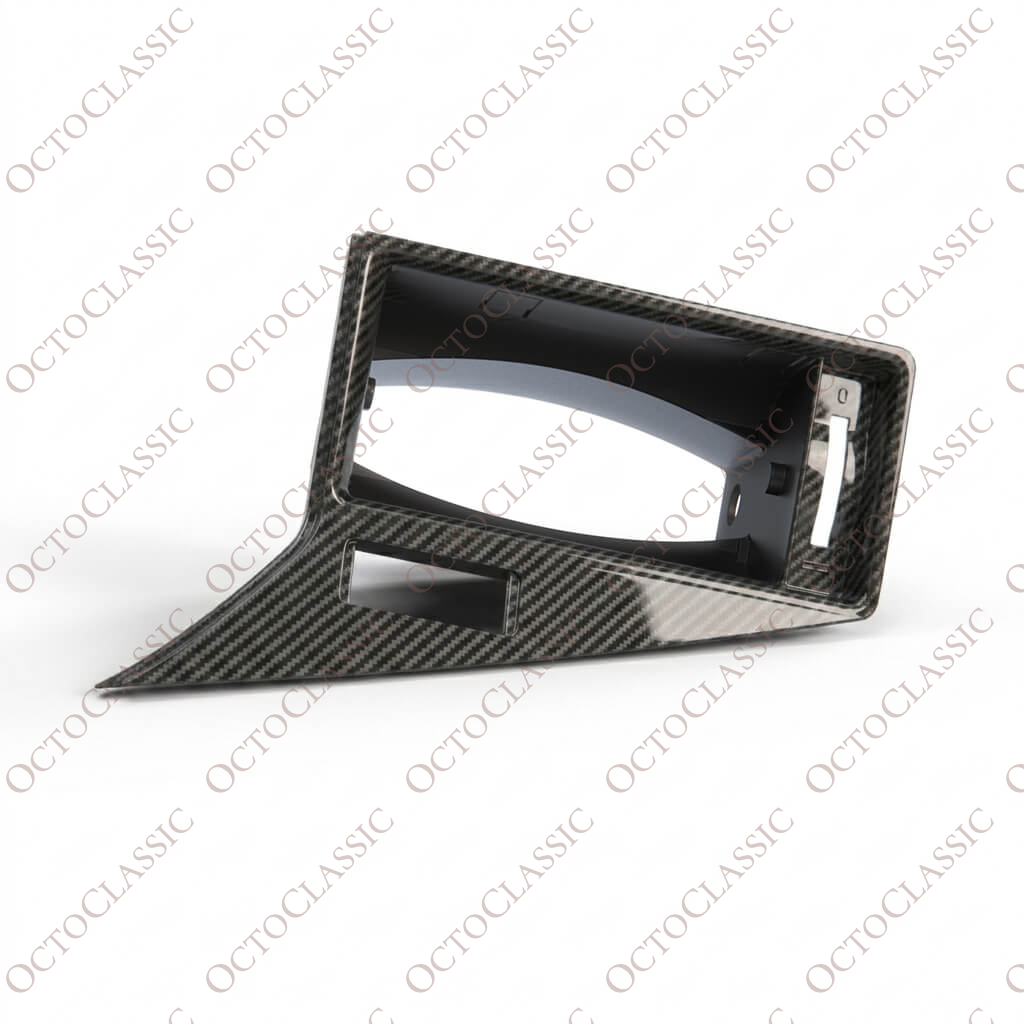 Carcasa de la rejilla de ventilación del lado del conductor de fibra de carbono para Mercedes W201, 2 versiones para volante a la izquierda (LHD) o a la derecha (RHD): A2018301154 / A2018300374 Carcasa de la rejilla de ventilación del lado del conductor de fibra de carbono para Mercedes W201, 2 versiones para volante a la izquierda (LHD) o a la derecha (RHD): A2018301154 / A2018300374