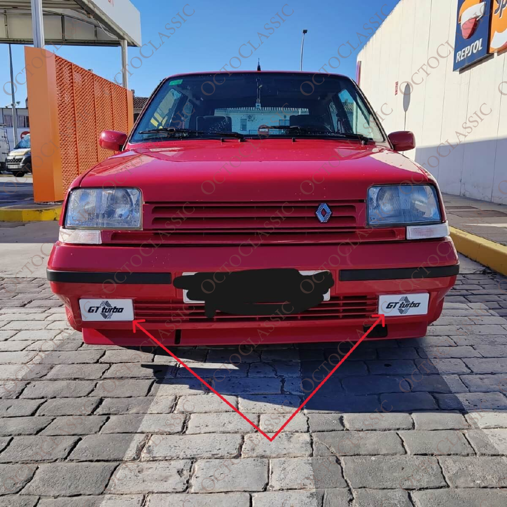 Renault 5 MKII 9 11 MKII 19 21 25 Fog Light Covers GT Turbo Set Of 2 Variants Renault 5 MKII 9 11 MKII 19 21 25 Fog Light Covers GT Turbo Set Of 2 Variants
