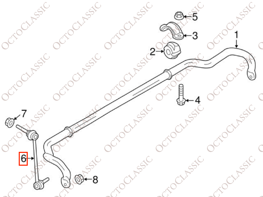 Porsche 911 991 / 992 Stabilisator-Querlenker-Satz, 2-teilig (links und rechts) 99134307002 / 9P1411317 Porsche 911 991 / 992 Stabilisator-Querlenker-Satz, 2-teilig (links und rechts) 99134307002 / 9P1411317
