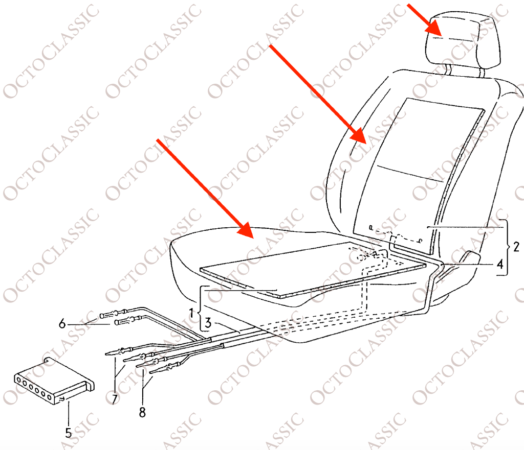 Volkswagen Corrado – Maßgefertigte Nappa-Leder-Sitzbezüge für die Vordersitze, 6er-Set 535881770D / 535 881 770 D Volkswagen Corrado – Maßgefertigte Nappa-Leder-Sitzbezüge für die Vordersitze, 6er-Set 535881770D / 535 881 770 D