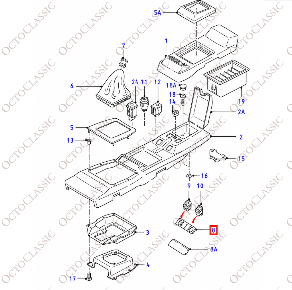 Ford Escort MK5 – Blende für Fensterheberschalter, schwarz 1661499 / 6537943 / 91AG14529AB Ford Escort MK5 – Blende für Fensterheberschalter, schwarz 1661499 / 6537943 / 91AG14529AB