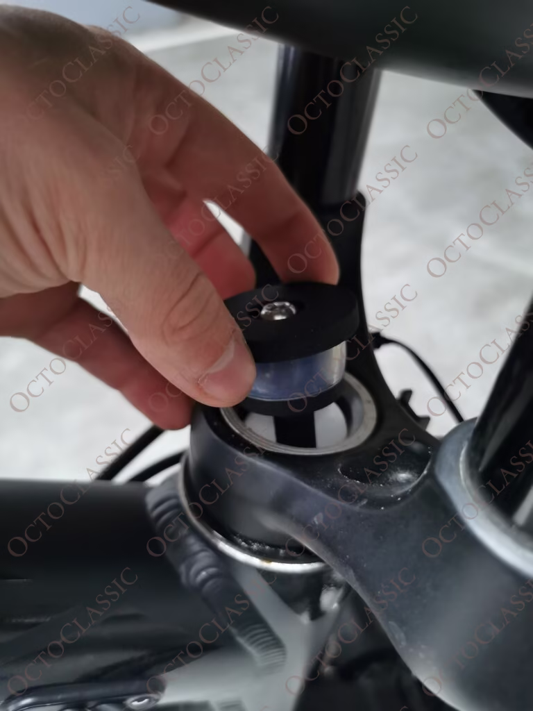 Bicycle Tracker Waterproof Holder Kit For AirTag & Tile Sticker (Anti Theft / Fork Plug)