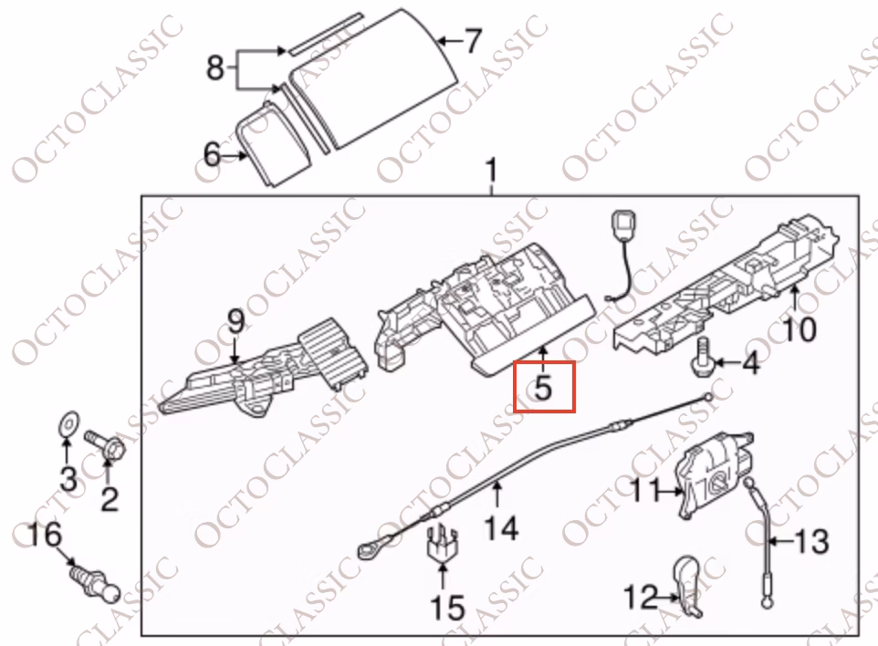 VW New Beetle Cabrio Copertura Alette Orecchie Elemento Girevole Piccolo Set Di 2 1YO871350B /1YO871340B