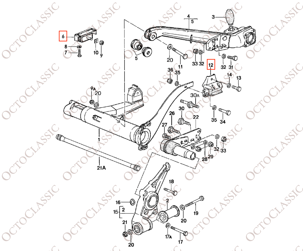 Porsche 924 / 944 / 968 : jeu de 4 supports et roulements d’essieu arrière 94433107501 / 94433107601 / 95133308832 Porsche 924 / 944 / 968 : jeu de 4 supports et roulements d’essieu arrière 94433107501 / 94433107601 / 95133308832
