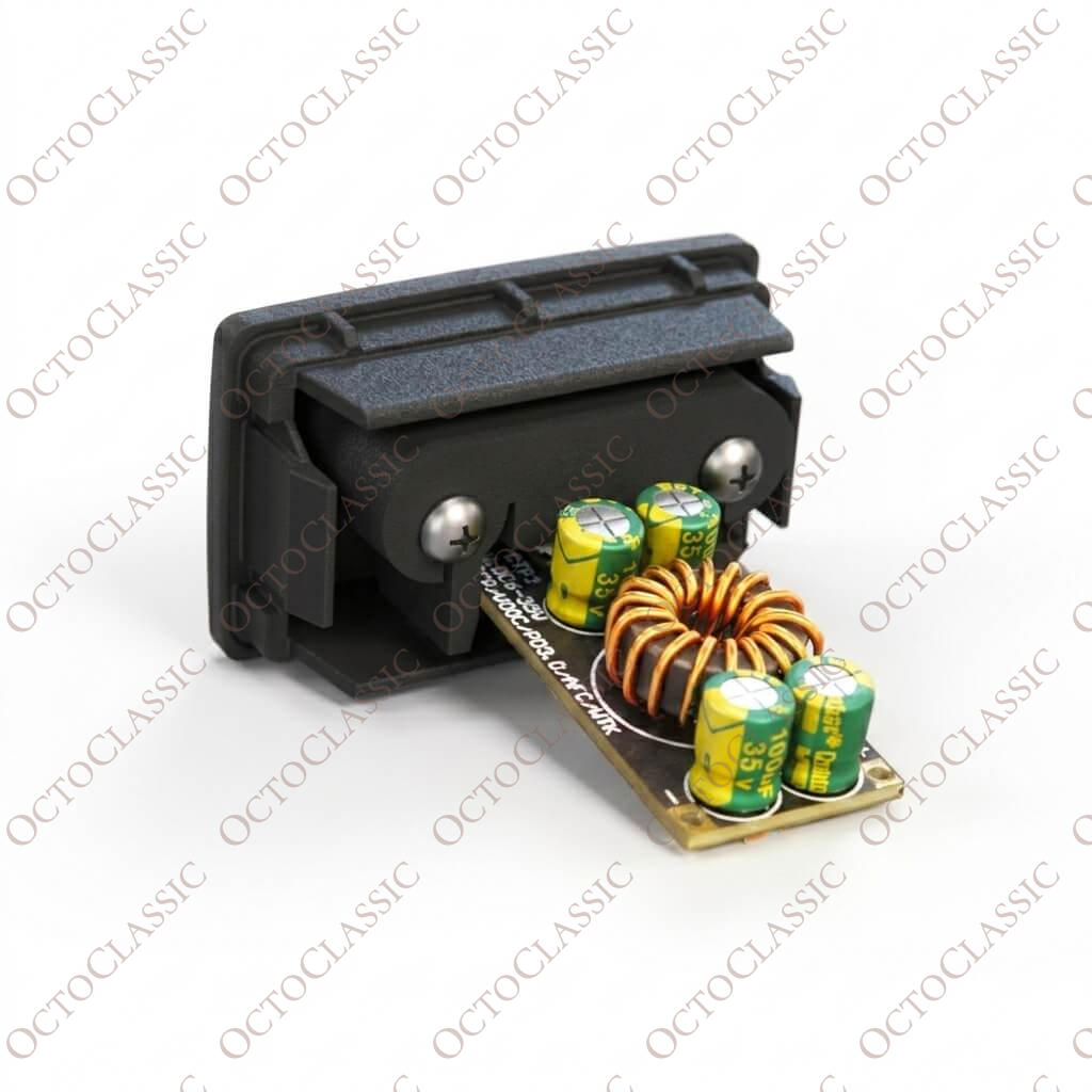 Volkswagen T4 / Passat B3 / B4 : bouton de console centrale vierge avec chargeur USB, noir 3A0858179 Volkswagen T4 / Passat B3 / B4 : bouton de console centrale vierge avec chargeur USB, noir 3A0858179
