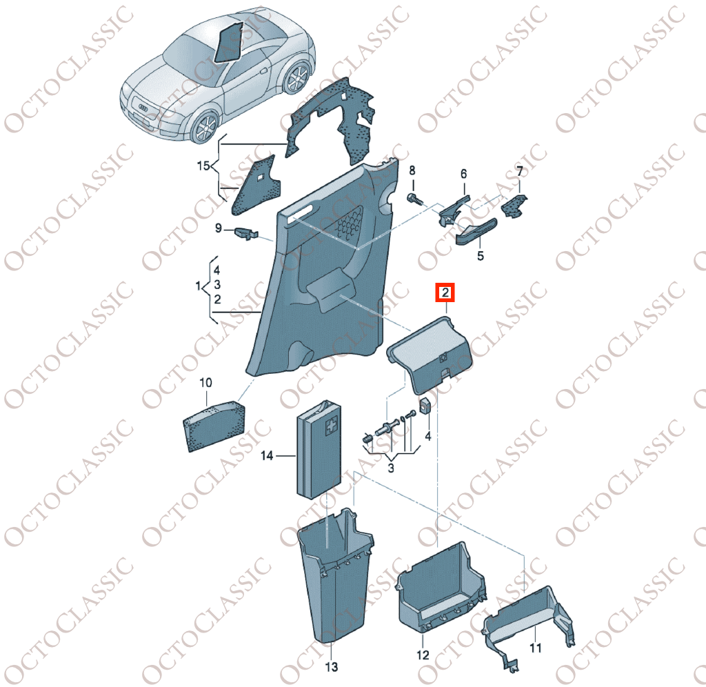 Audi TT 8N Seitenverkleidung im Innenraum – Ablagefach für Erste-Hilfe-Set/CDs – obere Klappe links oder rechts – alle Farben – 8N8867925 / 8N8867926 Audi TT 8N Seitenverkleidung im Innenraum – Ablagefach für Erste-Hilfe-Set/CDs – obere Klappe links oder rechts – alle Farben – 8N8867925 / 8N8867926