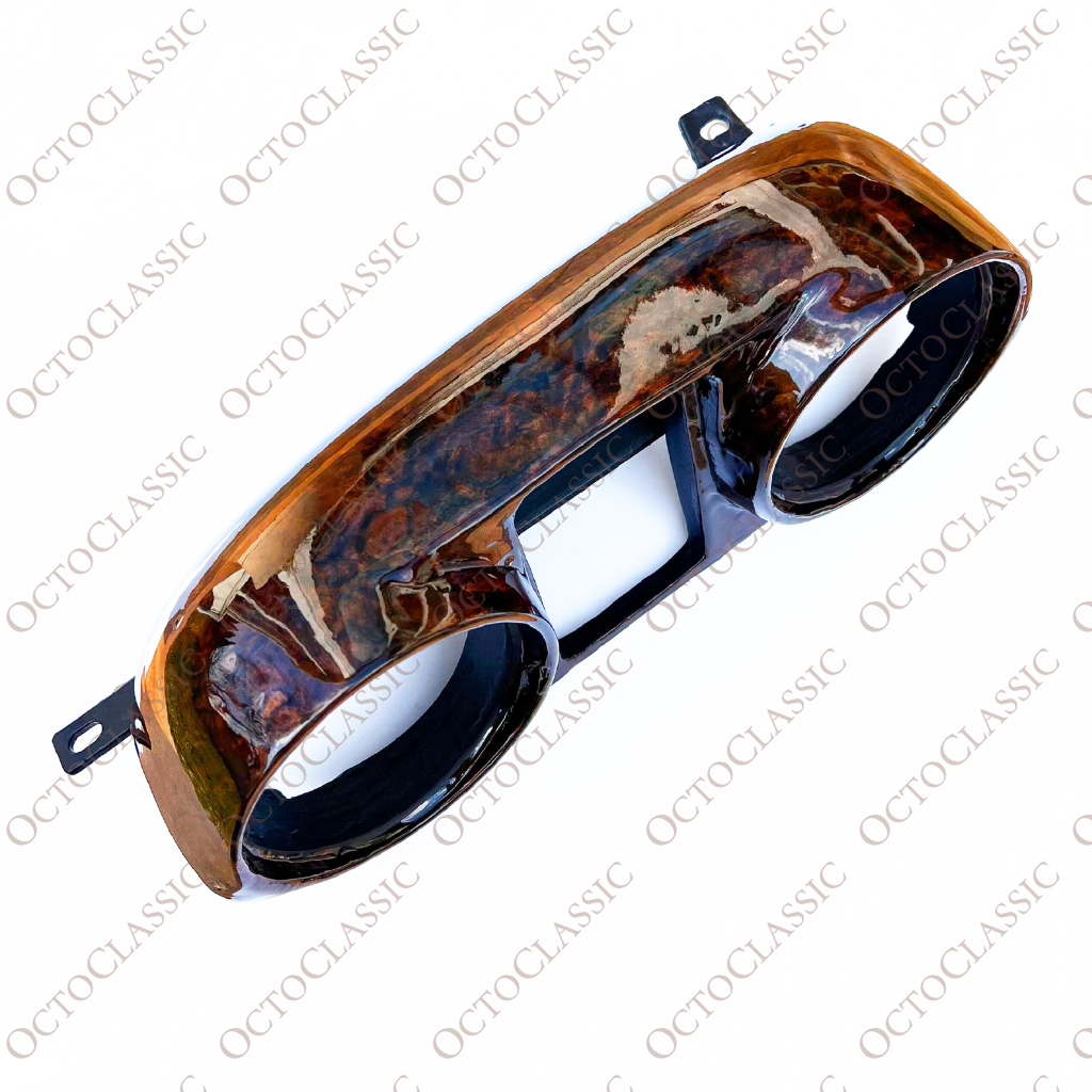 Mercedes W111 W112 Coupe / Convertible Caja del Velocímetro Instrumentos Madera Zebrano / Nogal A1116805979 Mercedes W111 W112 Coupe / Convertible Caja del Velocímetro Instrumentos Madera Zebrano / Nogal A1116805979