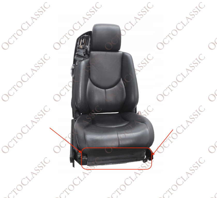 Mercedes R129 SL Front Seat Cushion Frame Covers Set Of 2 Left And Right – All Colors A1299102718 / A1299102618 Mercedes R129 SL Front Seat Cushion Frame Covers Set Of 2 Left And Right – All Colors A1299102718 / A1299102618